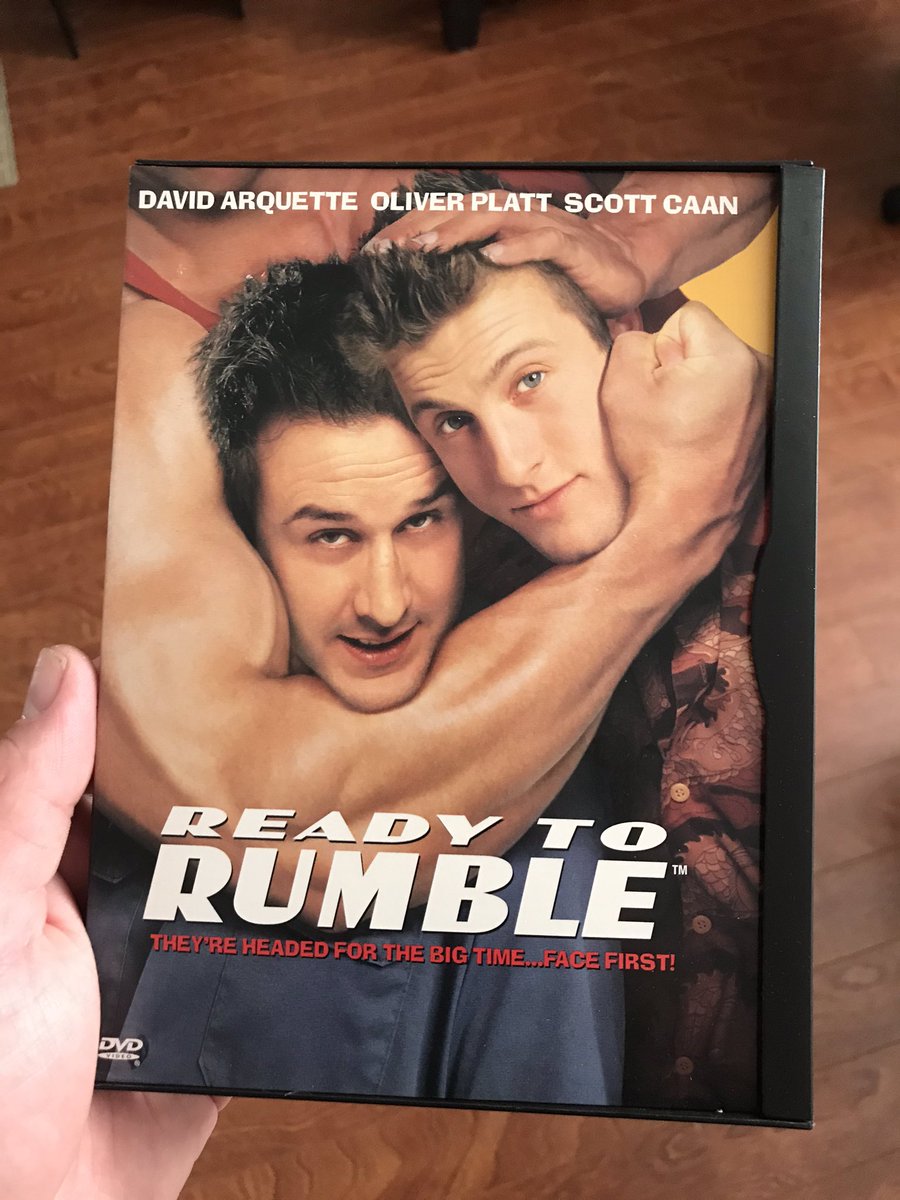 I finally found a DVD copy of Ready to Rumble, and it blows my mind how good this was. So ahead of its time, but at the perfect time. 

Also, Rose McGowan as Sasha, lead Nitro Girl... 😬. 

Overall, glad to have this piece of history.

#WWKD #SalBandini #WannaWrestle