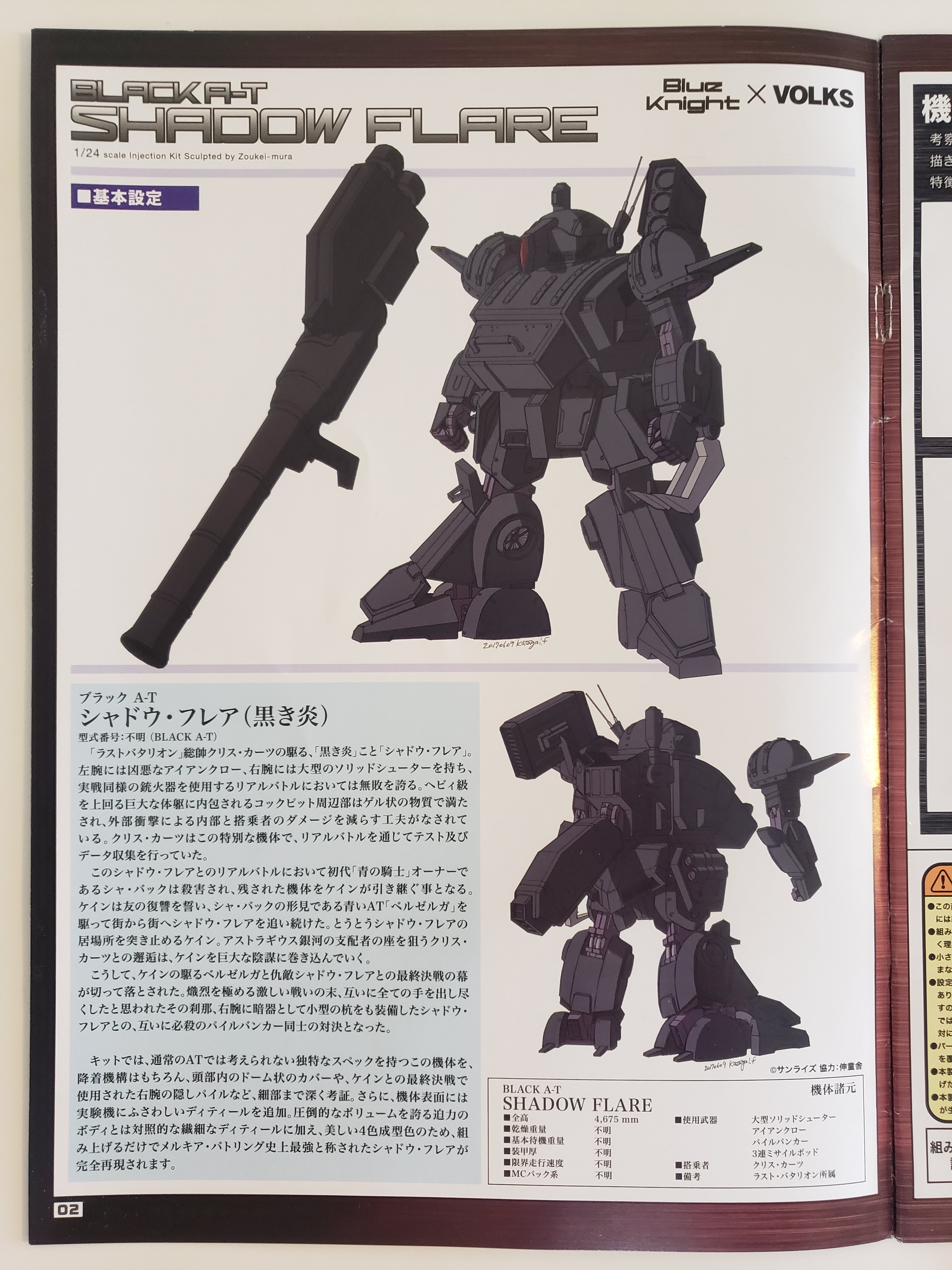 kouu в X: „ボークス 1/24 シャドウ・フレア 説明書1 青の騎士 kouu в X: „ボークス 1/24 シャドウ・フレア 説明書1 青の騎士