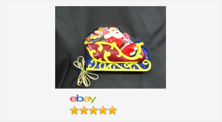 LA Goodman Jr. Santa Sleigh Illuminated 3D Plastic with Box | eBay #lagoodman #vintage #gotvintage #Christmas #holidaydecoration #collectible #3D #lightup #illuminated #Santa #Sleigh ebay.com/itm/3242416038… (Tweeted via PromotePictures.com)