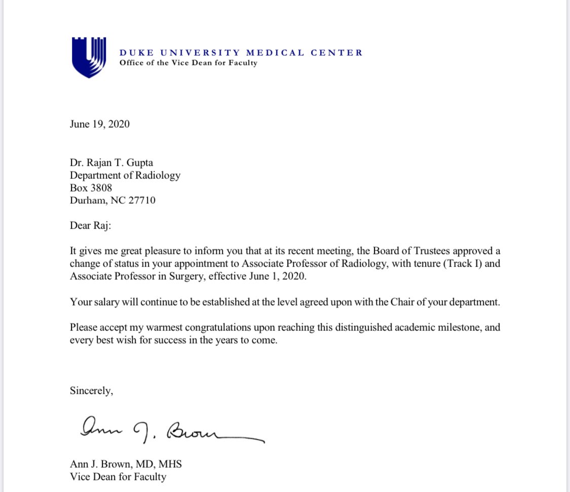 Rajan T. Gupta MD (@rajantguptamd) on Twitter photo Excited & honored to be promoted with tenure <a href="/DukeHealth/">Duke Health</a> in <a href="/DukeRadiology/">Duke Radiology</a> and in <a href="/DukeSurgery/">Duke Surgery</a>. So many people to thank including my mentors, colleagues, friends, collaborators and family. Lucky to be part of so many great teams in my life & excited for the road that lies ahead! Excited & honored to be promoted with tenure <a href="/DukeHealth/">Duke Health</a> in <a href="/DukeRadiology/">Duke Radiology</a> and in <a href="/DukeSurgery/">Duke Surgery</a>. So many people to thank including my mentors, colleagues, friends, collaborators and family. Lucky to be part of so many great teams in my life & excited for the road that lies ahead!