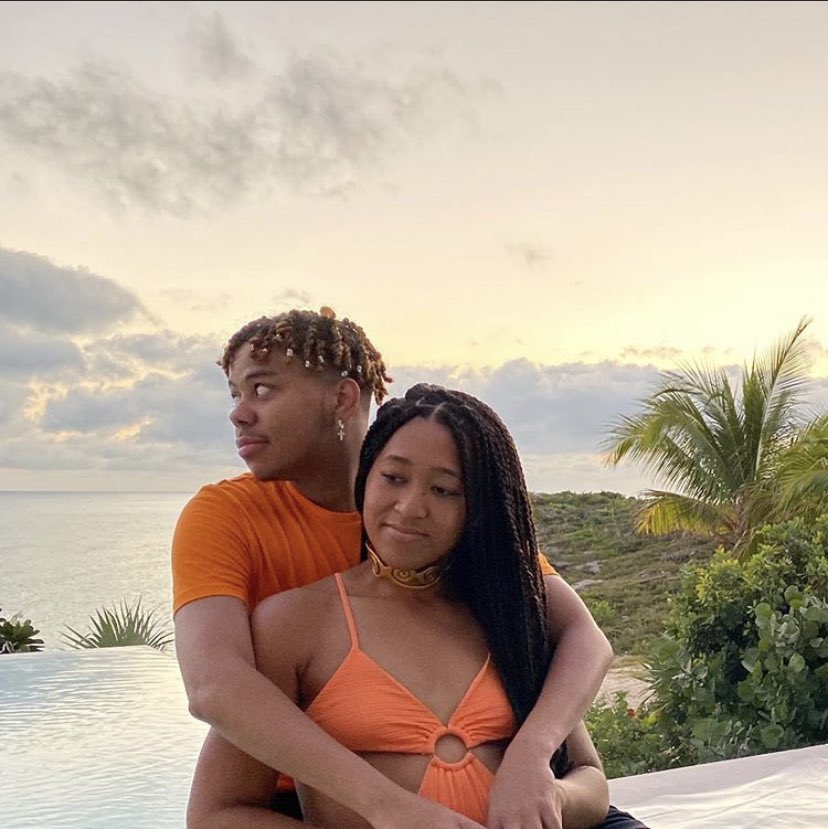 Shanestackamil1's tweet image. Cordae and his professional athlete girlfriend @naomiosaka