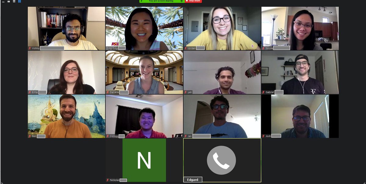 NRT ASU Smart Cities & Smart Living (@nrtasu) on Twitter photo That’s a wrap! Our new & returning <a href="/nrtasu/">NRT ASU Smart Cities & Smart Living</a> trainees just attended the first #NRT Student Cohort Meeting for the 2020-21 year via #Zoom. It was a BYOS (bring your own snack) virtual Meet & Greet. So excited to be working w/ all of you! #NSFNRT #NSFFunded #SmartCities #SmartLiving That’s a wrap! Our new & returning <a href="/nrtasu/">NRT ASU Smart Cities & Smart Living</a> trainees just attended the first #NRT Student Cohort Meeting for the 2020-21 year via #Zoom. It was a BYOS (bring your own snack) virtual Meet & Greet. So excited to be working w/ all of you! #NSFNRT #NSFFunded #SmartCities #SmartLiving