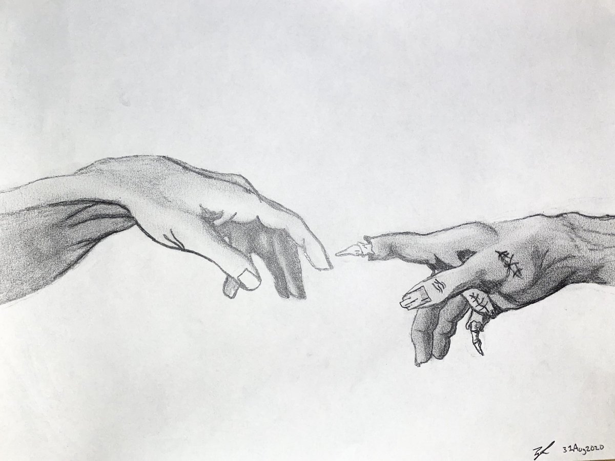 TJ_HILLIARD22's tweet image. Since it’s #SpoopySZN here’s one of my drawings!