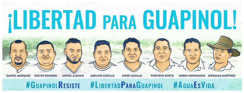 #libertadparaguapinol 
#GuapinolResiste 
#AguaEsVida