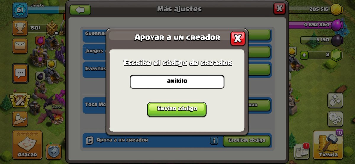Christo90121609's tweet photo. El Youtubers más alegre y apasionado de clash of clan @AnikiloGamer siempre código anikilo😎 https://t.co/KGYaRV4Ybr