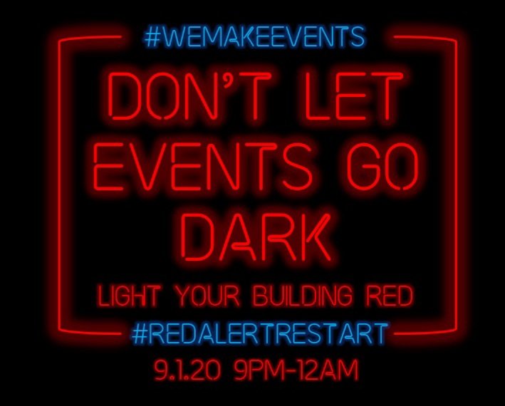 lschattenstein's tweet image. Contributing over one TRILLION dollars a year to the US economy, the events industry continues the push for action in Congress to help get us back on track. Over 1,500 buildings lit up red nationwide starting at 9pm EDT thanks to @wemakeevents_na #RedAlertRESTART