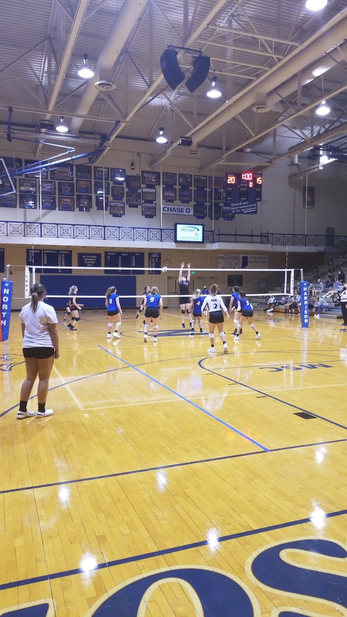 nhcougars's tweet photo. Lady Cat varsity volleyball defeats South Central in 3 straight tonight. https://t.co/pTtdbyobHB