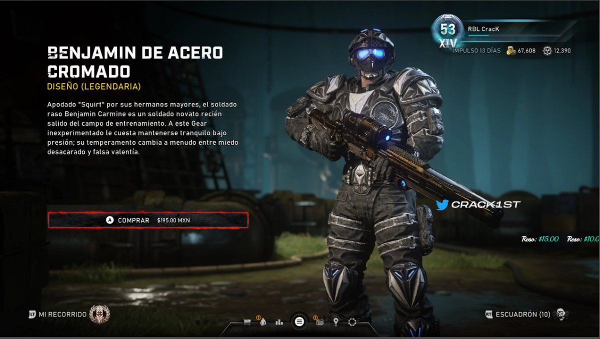 CracK1st's tweet photo. Homies les traigo una rifa express del personaje chrome steel

Solo hay que hacer 3 sencillas cosas
Seguirme en Instagram (cracK_1st)
Activar las Notificaciones de mi twitter
Postear una SS de los pasos anteriores en este post

El ganador lo daré el día jueves a las 4 pm https://t.co/44wkY6rof8