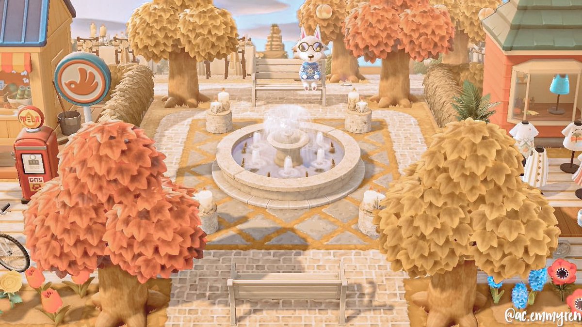 acemmyren's tweet photo. Hellooo fall 🍂
Anyone excited for the change of season? Tbh I was pretty nervous how the coastal ~vibe~ would look in autumn so I jumped ahead to sneak a peek, but I actually kinda love it 😍

#acnh #animalcrossing #acnhdesigns #acnhdesign #acnhqr #acnhqrcode #acnhinspo https://t.co/X9VohInuVq
