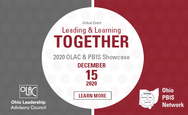 OHEdLeadership's tweet photo. If you haven't heard...we're excited to partner with the Ohio PBIS Network to host a joint, virtual event this year…bringing you the best of the OLAC Action Forum &amp; the PBIS Showcase. Save the date for December 15! #OHPBIS #OhioEd https://t.co/6Trgri2EiR https://t.co/tkCsVAW8g1