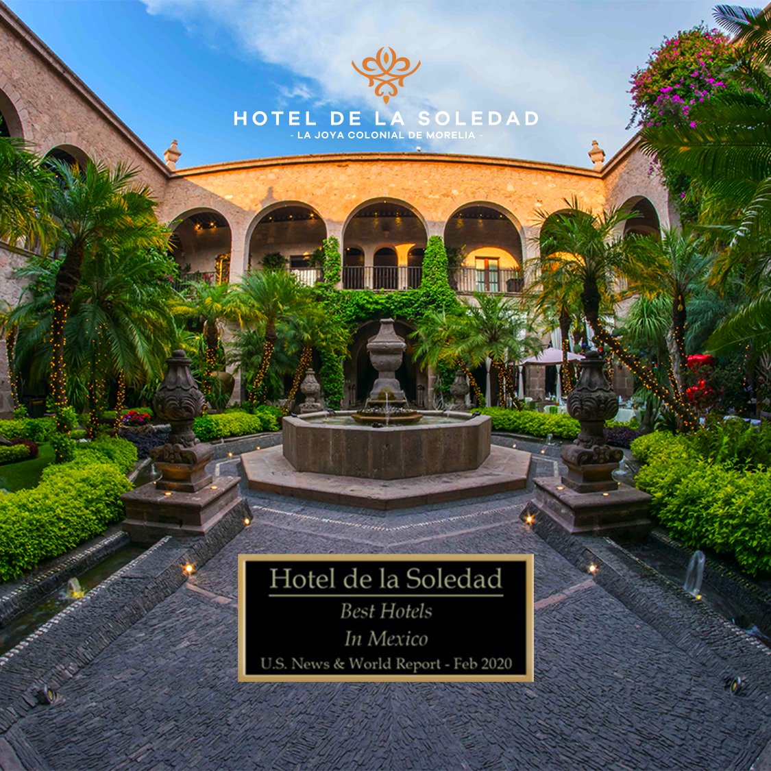 La excelencia en hospitalidad y la exclusividad de nuestros espacios nos permiten brindarte experiencias únicas. Por eso nos llena de orgullo ser reconocidos como uno de los Mejores Hoteles en México durante el 2020.

¡Muchas gracias a U.S. News World Report!