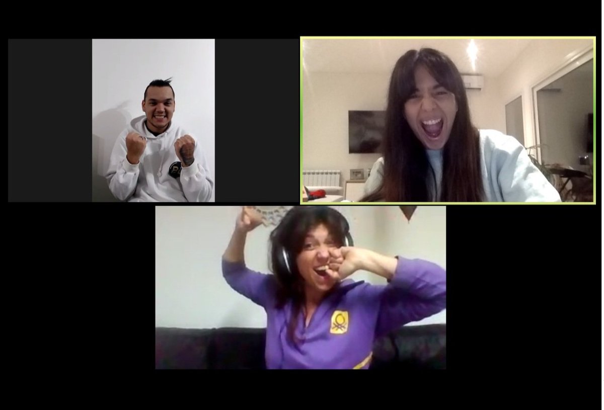 Covid negativo y nosotros así!!! 🥰 gracias a todos por preocuparse! Estamos de 10 😉 <a href="/BLanzelottaOK/">Brian</a> <a href="/natucociuffo/">natalia cociuffo</a> <a href="/cantando2020/">Cantando 2020</a> <a href="/eltreceoficial/">eltrece</a>