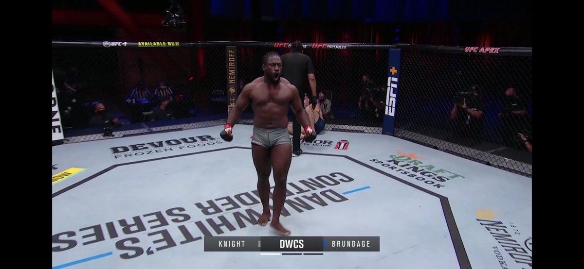 CaseyJ_516's tweet photo. Knight comee back and gets the TKO with HELLBOWS. #DWCS #DWTCS https://t.co/85CfZXjmof