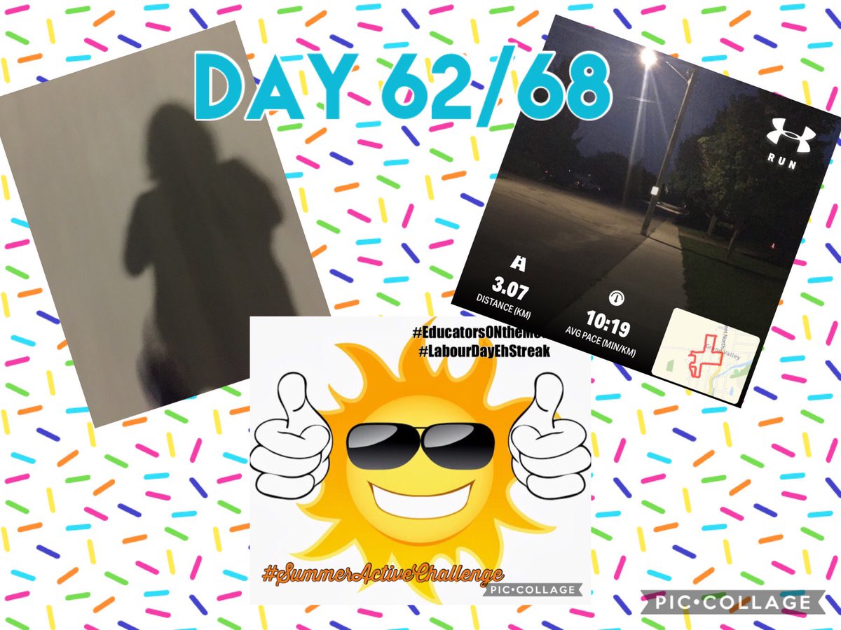 BetsyCallanan's tweet photo. Day 62 #SummerActiveChallenge Quick walk/trot post Raptors loss 😫. Dark by 8:30! 31/34ths Done!!  #OneMoreStep #theWalkingEd #FitLeaders #StrengthInNumbers https://t.co/rMQmAdE0P5