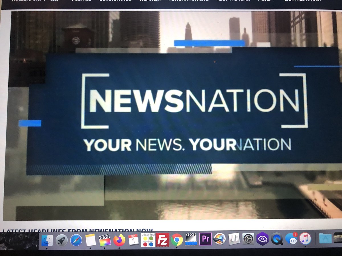 rogerriley's tweet photo. Enjoying launch of a new national news broadcast on @wgnamerica Called News Nation. @NewsNationNow harnessing reporters across #NextStarNation for straight news without political spin. @WHO13news @WHOWeather https://t.co/5cxZWEXpHa
