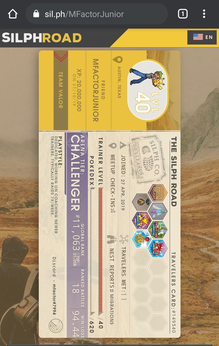 _mfactor's tweet image. Ending Season 2 of @SilphGG with a win-rate of 94.44% counts for something, right? 😅