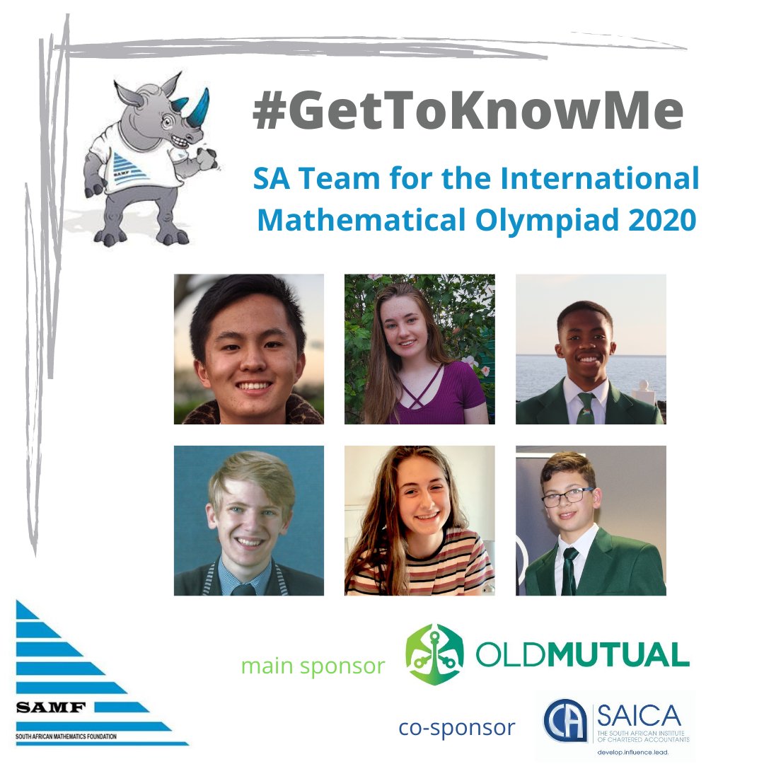 Congratulations to the learners who were selected to represent SA at the International Mathematical Olympiad! #education #mathematics #IMO2020 <a href="/OldMutualSA/">Old Mutual SA</a> @saica_ca_sa Read the full press release here: bit.ly/IMO2020SA