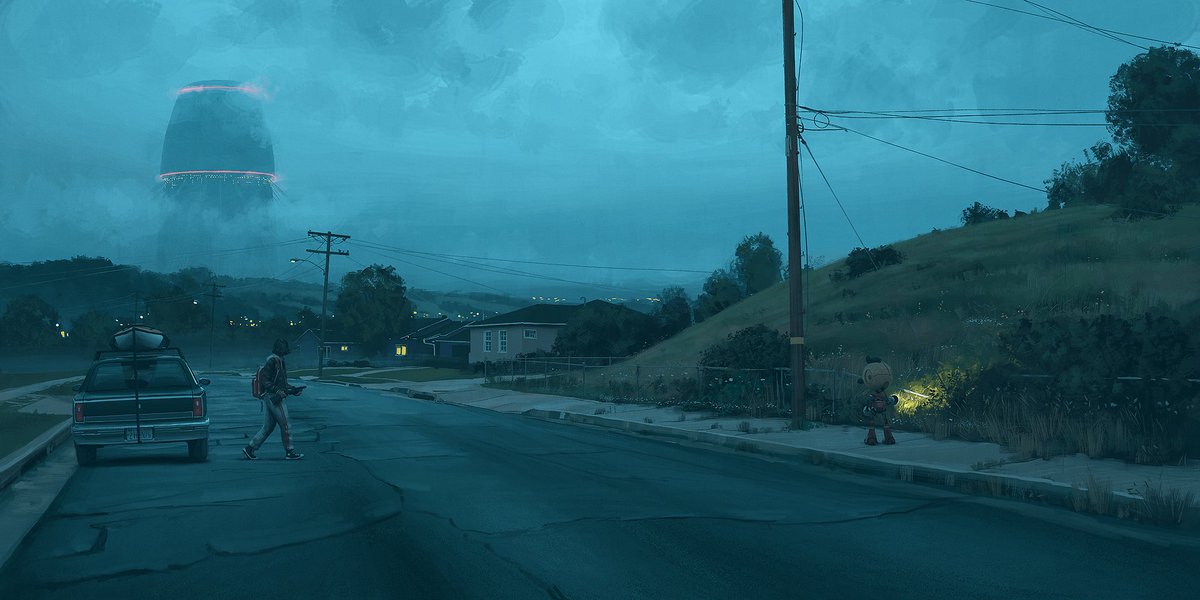 ESPER995's tweet image. Atmosphere. Simon Stålenhag (@simonstalenhag)