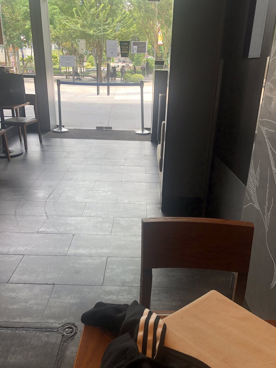 {meet up} 
Hello for those who I am meeting I’m here at Starbucks @ plaza sing 
In front of the glass door :)