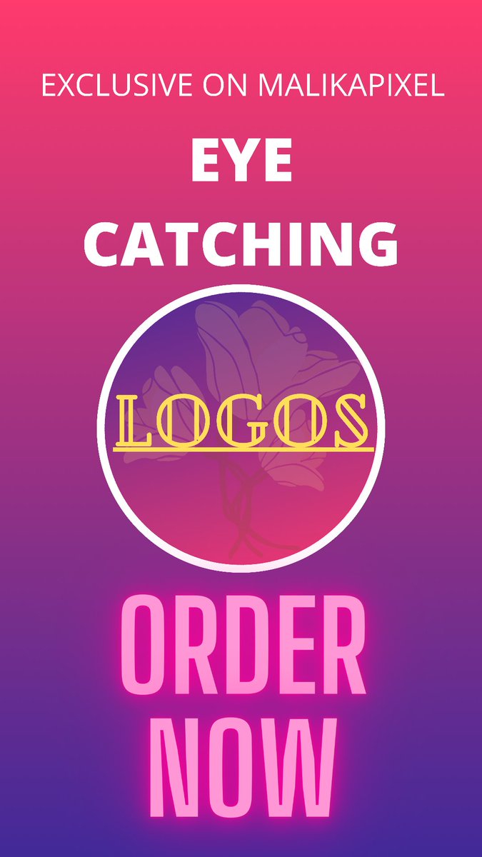 malikapixel's tweet photo. Get eye catching logos at affordable price and money back guarantee https://t.co/AIBfxWhG8l