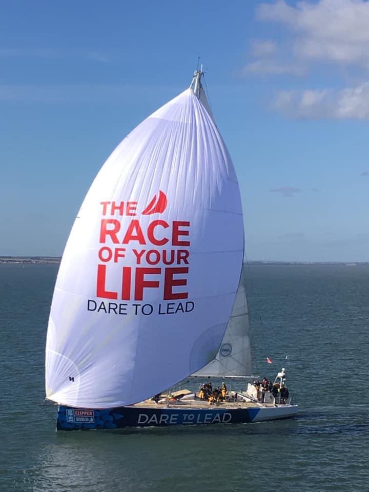 DareToLeadRTW22's tweet photo. A year ago today, the start of the 2019-20 @clipperrace #clipperrace #oceansailing  #theraceofyourlife #reasontorace #london https://t.co/ETRXpdwCWY