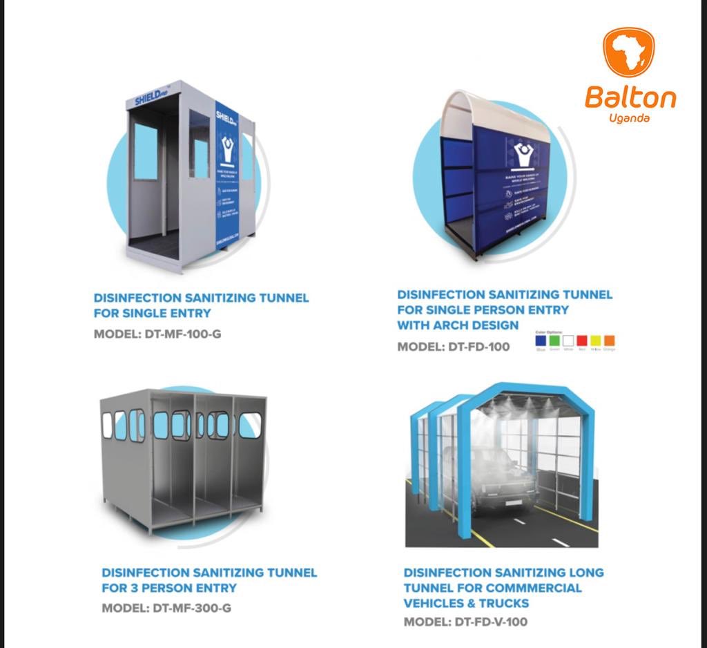 Baltonuganda's tweet image. @Baltonuganda has introduced the best sanitization system #ShieldMe sanitisation tunnel. The system been designed to counter the serious world health emergency situation and create a solution that can be of public value in killing virus, bacteria, mold,fungi and spores.