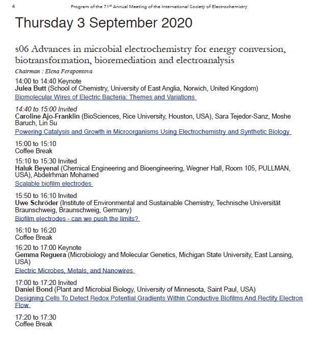 pantonline's tweet photo. Today starts Symposium 6 at @BelgradeOnline on Advances in microbial electrochemistry for energy conversion,
biotransformation, bioremediation and electroanalysis #ISEE2020Virtual #ISEBelgradeOnline Please join to hear several @ISMETsociety colleagues. Tomorrow as well! https://t.co/VlM6SM7nto