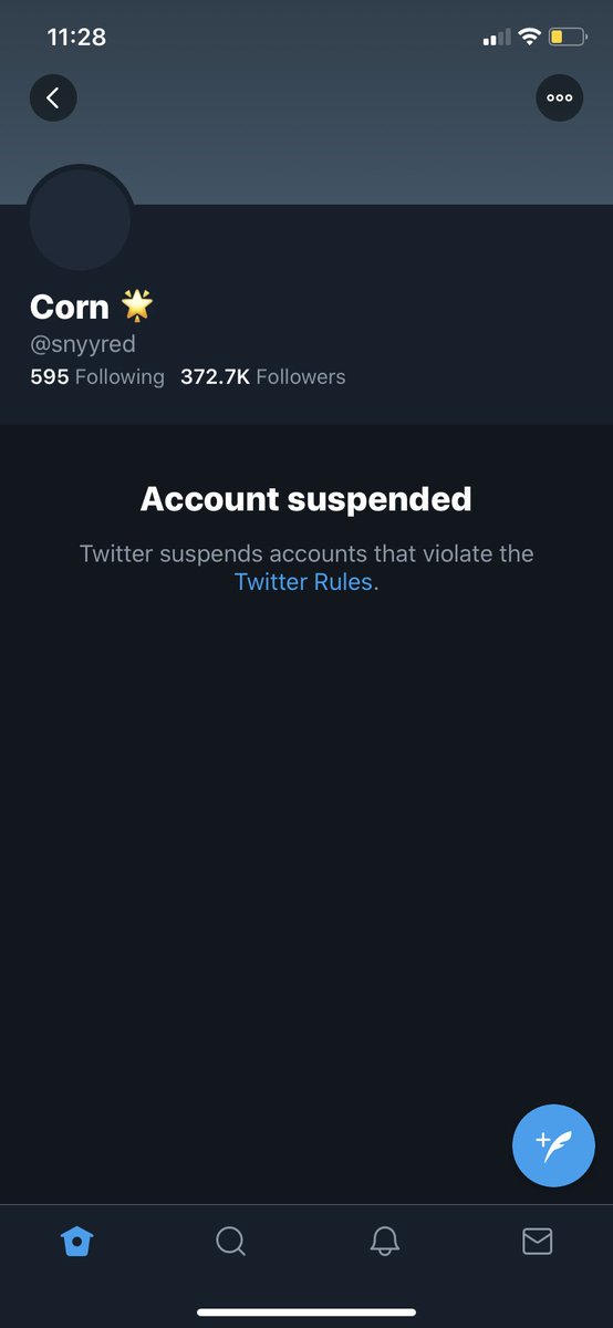 @GaryBeStealin They suspended Corn😔