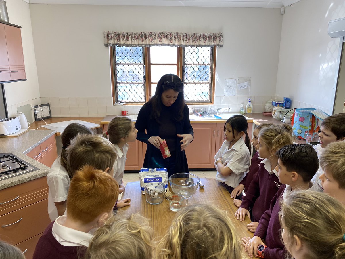 Today our Year 4 students took part in a retreat in preparation to receive First Eucharist next weekend. We were lucky enough to have one of our parents help us bake bread to represent the meal Jesus shared with his disciples at the Last Supper #smallschoolbigheart