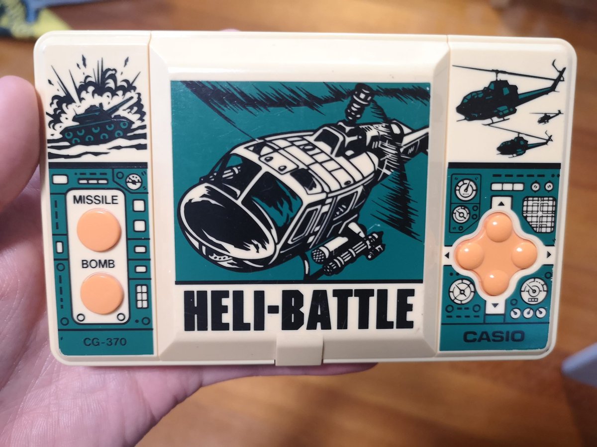 Heli-Battle - Casio  https://www.trademe.co.nz/gaming/other/listing-2764857722.htm