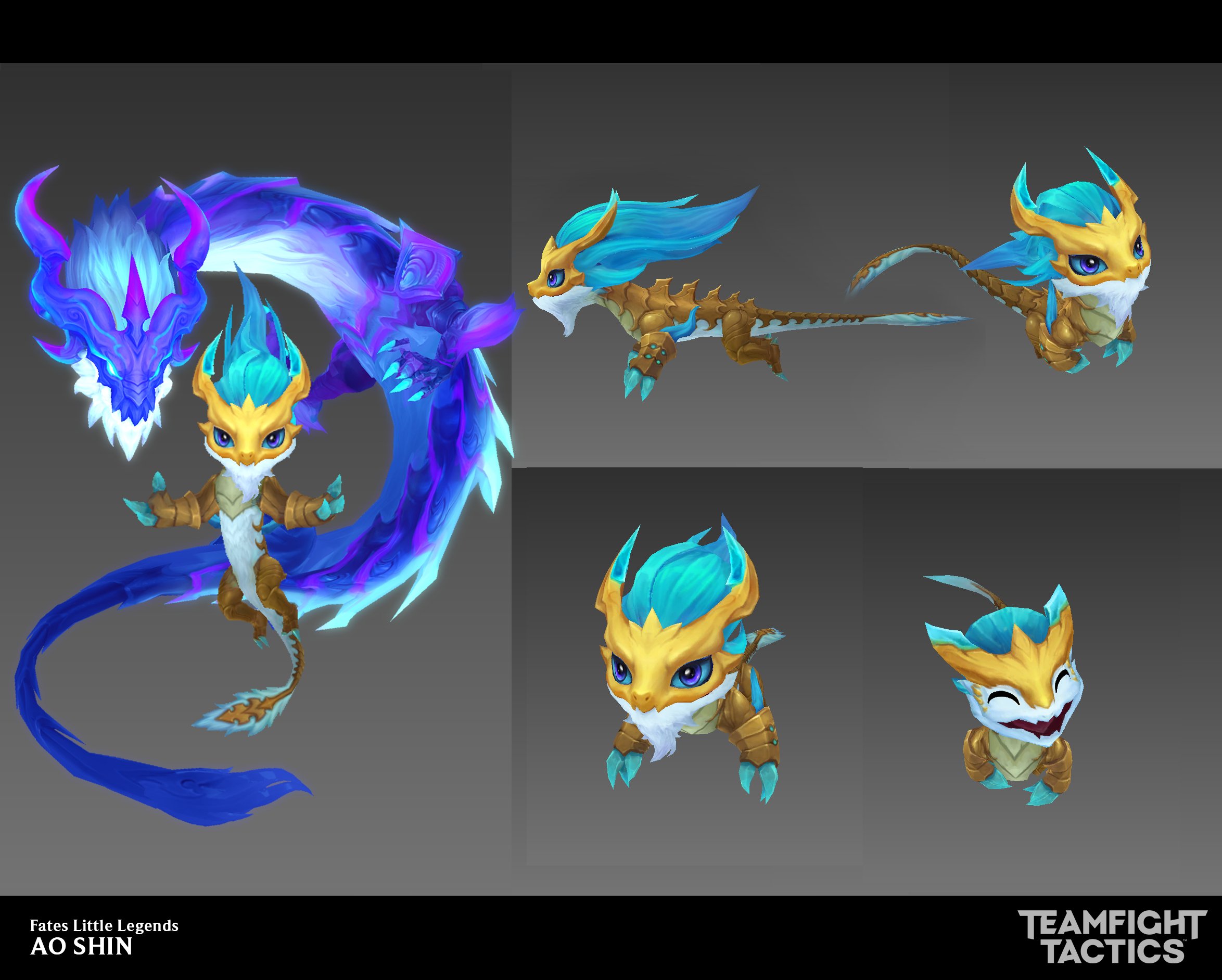 Tommy Gunardi Teguh on X: (3/3) Dragon Little Legends - Ao Shin! ⚡️ A smol  piece of League history. The flashy guitarist of the trio! We can't simply  do a serpentine dragon