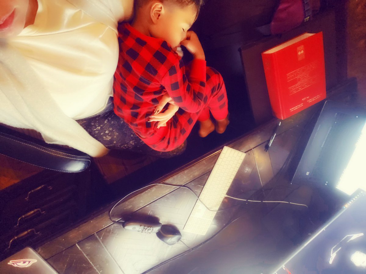 DrKEHawk's tweet photo. We survived the first day “back” to school... all three of my boys distance learning from home. It was chaos, filled with love. This picture truly is my life in a nutshell. #radparents #radxx https://t.co/FK5OpvMfGc