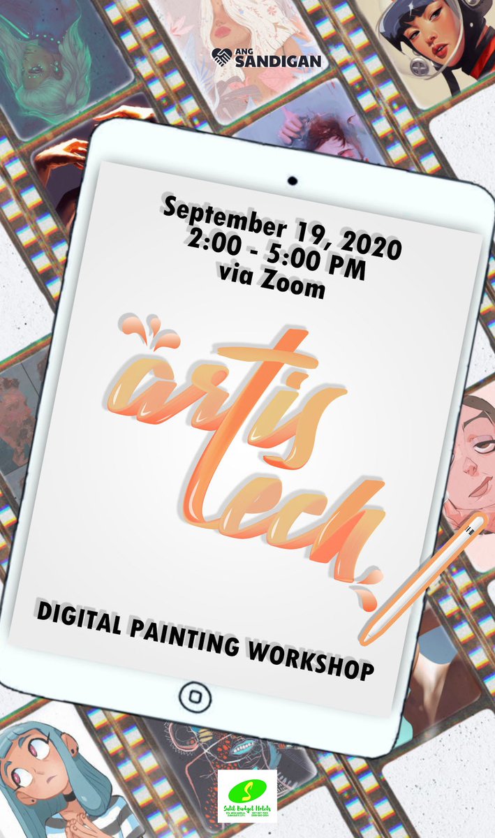 AngSandigan's tweet image. Aspiring artists, drawing enthusiasts, eyes here! 👀

For anyone who&apos;s eager to learn a new hobby, or improve their skills in digital art, Ang Sandigan brings you ARTIS-TECH: DIGITAL PAINTING WORKSHOP!🎨

Interested? See you on September 19! Keep posted for updates!🎯

#ArtisTECH