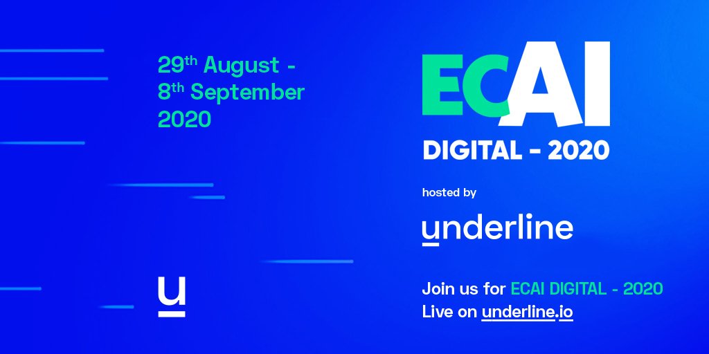 Join us 9/4 for the SPACE AND AI conference, as part of <a href="/ECAI2020/">Digital ECAI2020</a>! 

Organized by <a href="/esa/">European Space Agency</a> and @vision_claire in association with <a href="/ECAI2020/">Digital ECAI2020</a>, this conference will focus on the use of #artificialintelligence for applications in space technology! 

underline.io/conferences/28…