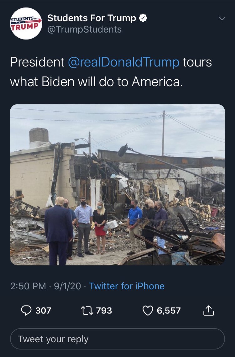 Imagine being this confused about how time works. #thisistrumpsamerica