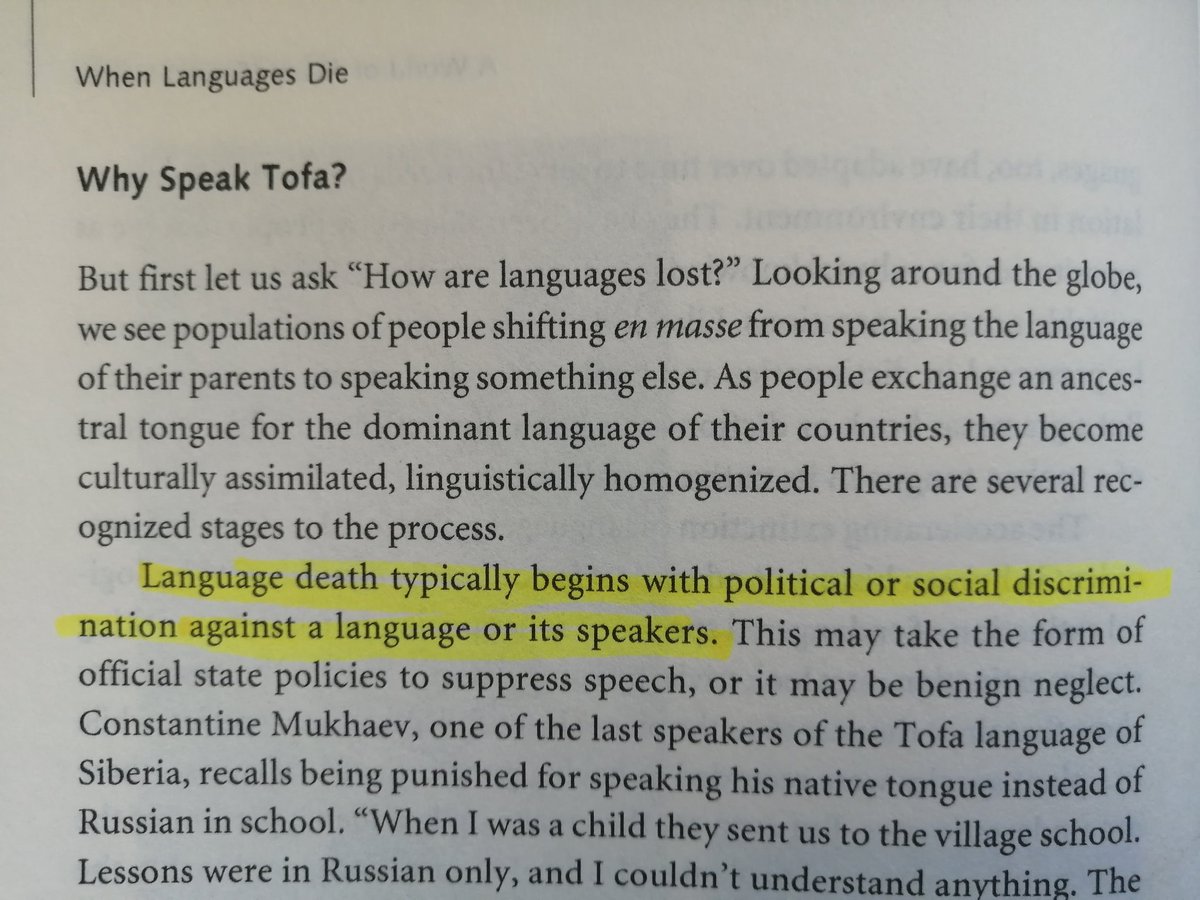 KRgyal's tweet image. Indeed… #LanguageDeath