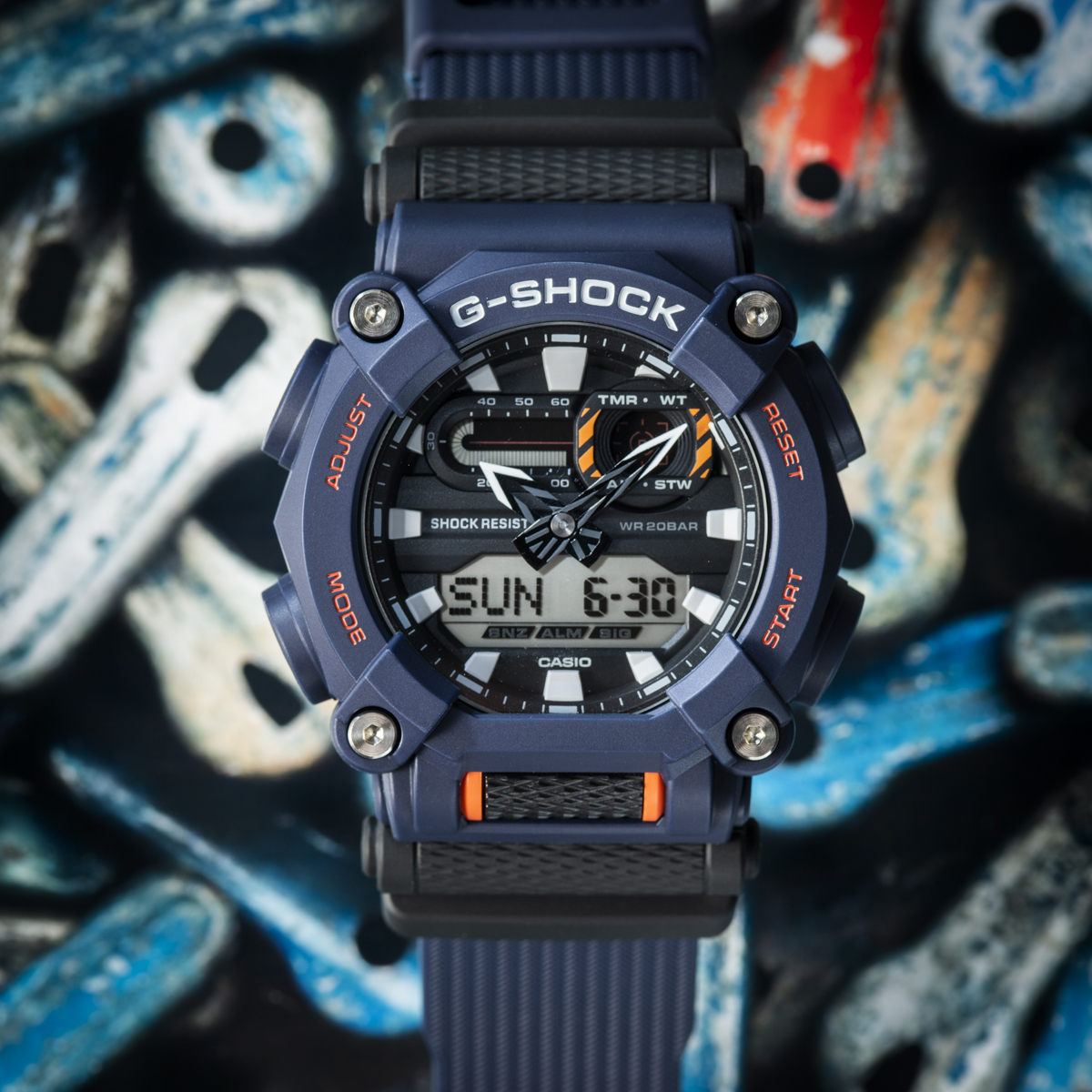G Shock On Twitter New Product タフネスとファッション性を兼ね備えたワークスタイルのnewモデル Ga 900をご紹介 針や文字板にグラフィックを入れることで 力強いフェイスの中にも 高い視認性を追求しています Ga 900 2ajf Https T Co Kxi3e9ah44 G Shock