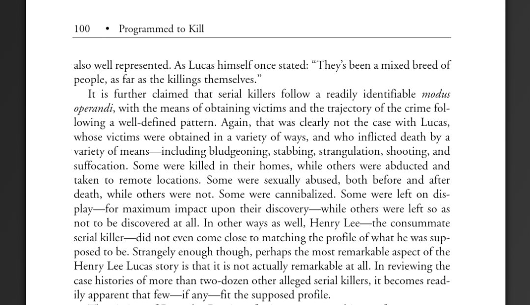 "Profiling" serial killers is popular in American consciousness, but most of those ideas are total bullshit, and do not match up with the actual stories serial killers tell: