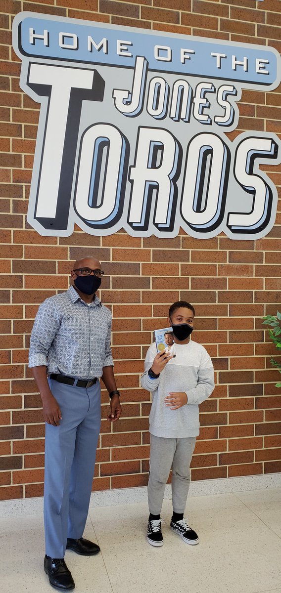 ADeflanders's tweet photo. He's not quite ready to start this book, but the amazing teachers at @JonesMS_AISD have great virtual activities to engage our Toros! He'll fall in love with this classic! You can't go wrong with Christopher Paul Curtis. @1stToros #WWChallenge #TorosYOUKNOW #AldineAnywhere https://t.co/BhQ9eZrVlk