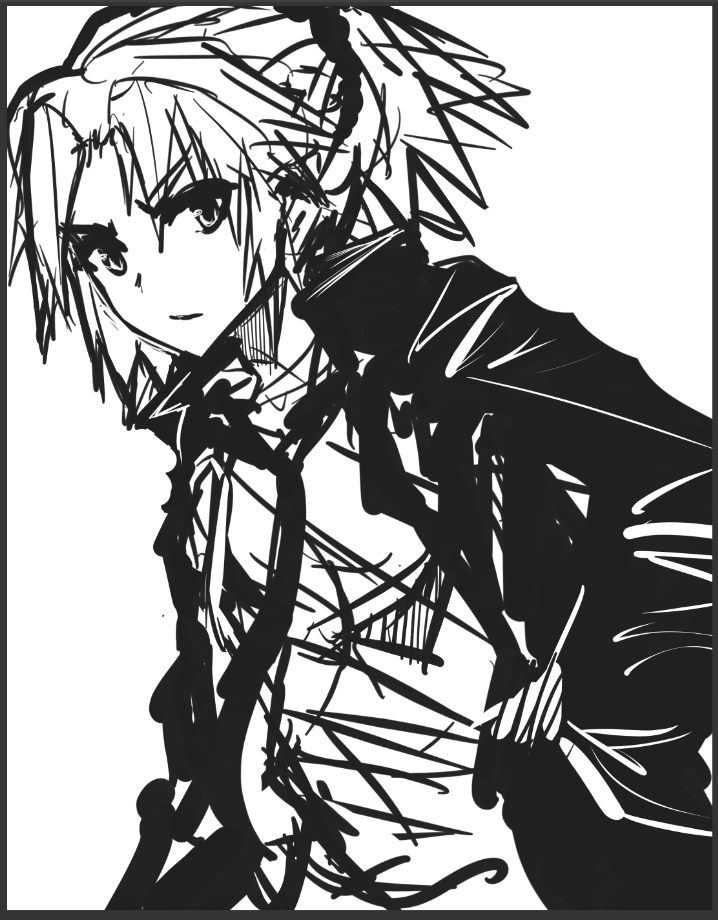 Gonna try forcing myself to try and not over-render this doodle lol 
