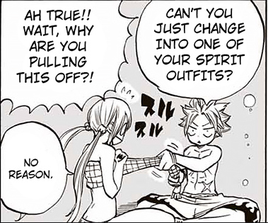 Day 246 of 366 days of NaluJust some Nalu interactions Natsu is funny in theseLucy as well lmfao