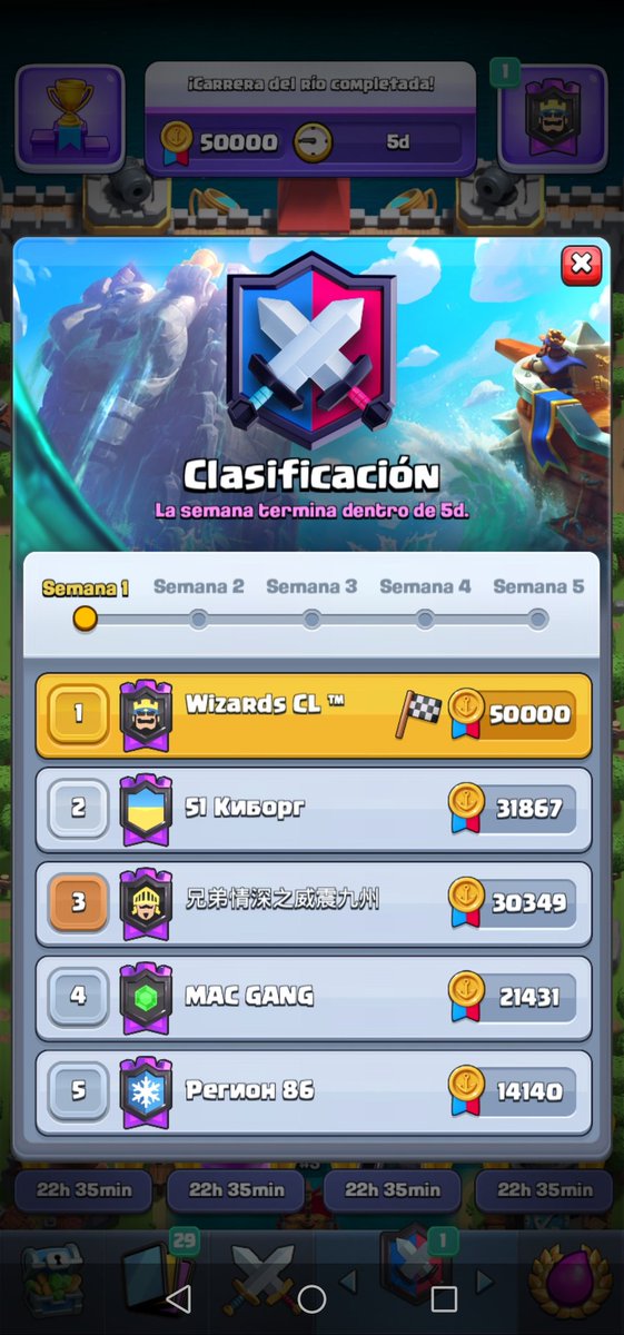 Que les pareció la Nueva Actualización? Cuando ya ha pasado 2 días? En cuanto al Clan ya Acabamos nuestra primera carrera y en primer Lugar 💪🧙‍♂️si quieren ingresar al clan Envíenos DM #GoWizards #BeliveTheMagic