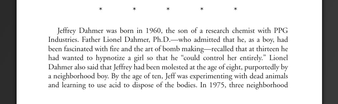 Exhale. Sigh. Let's talk about Jeffrey Dahmer.