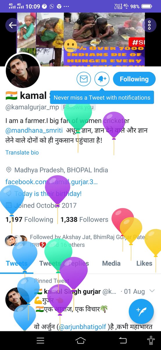 Happy, Happy birthday to you❤ @kamalgurjar_mp bhaiya you deserve all the cakes,love, hugs and happiness today😍 Happy, healthy, exceptional, rocking birthday to you❤ May all your dreams come true🔥