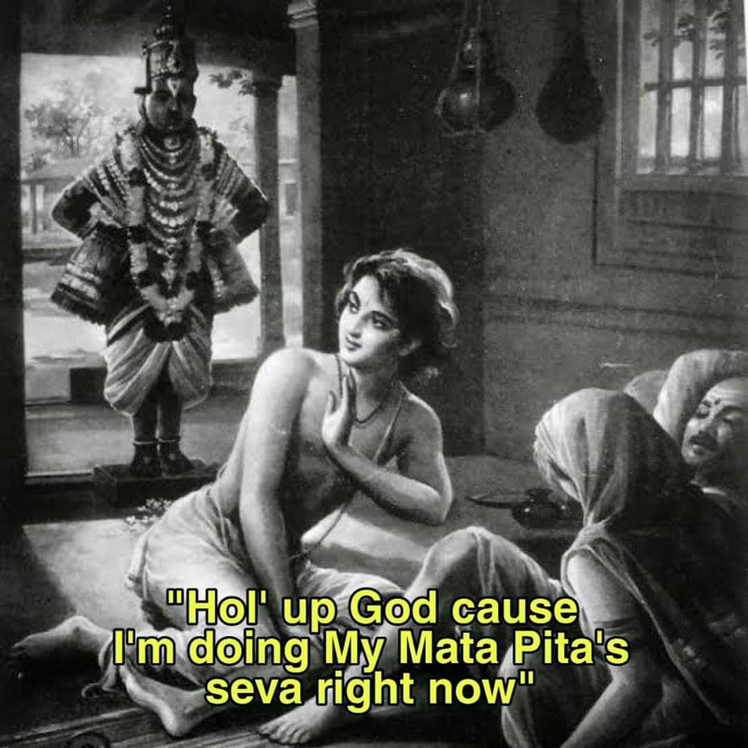  #THREAD: Devotee who made even Lord wait!One day it so happened that Lord Krishna, the King of Dwarka, while feeling lonely, was reminded of his early days in Mathura. He particularly remembered his sports with the milkmaids, the cowherd boys, and Radha.