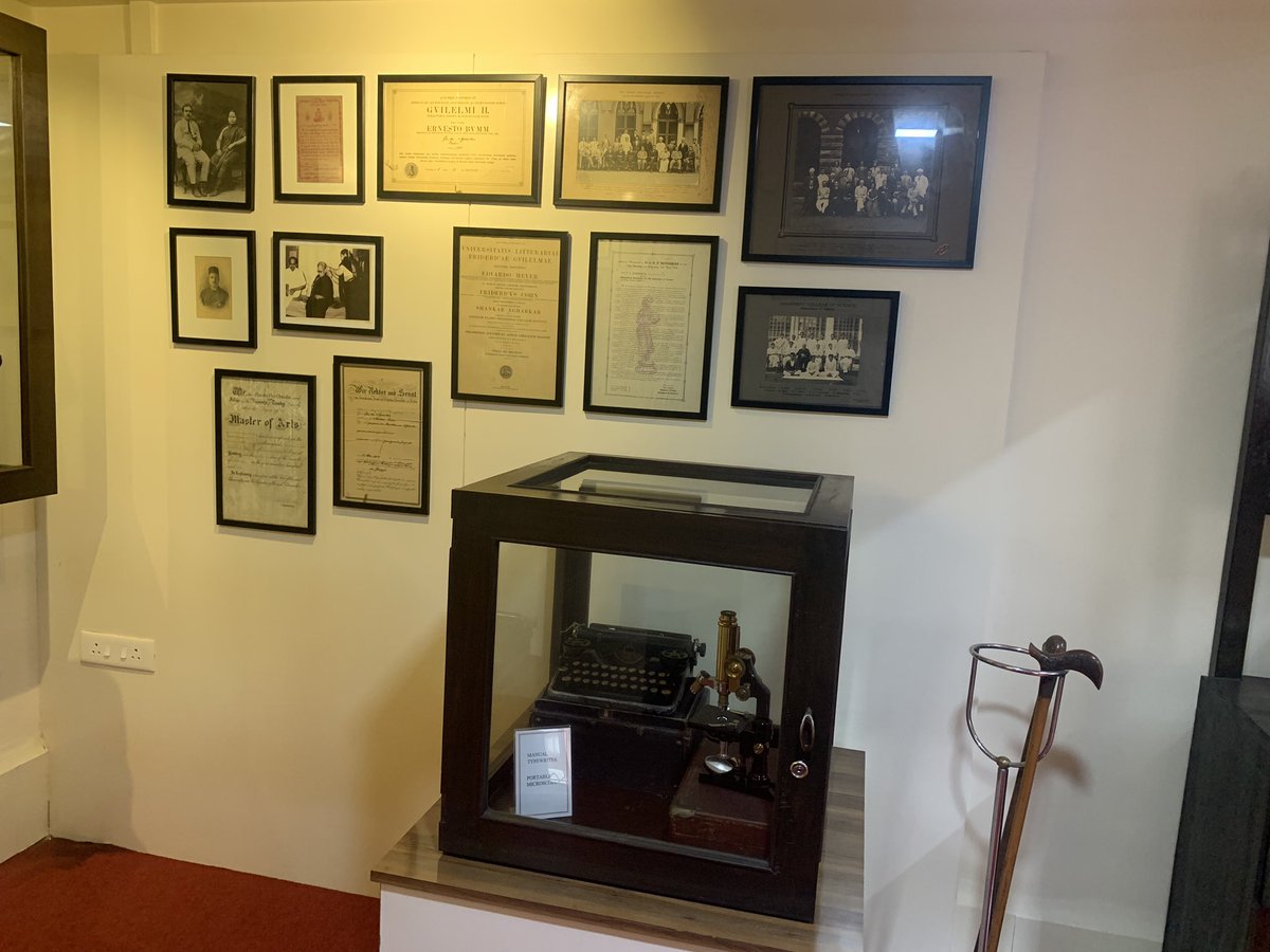 Prof Agharkar memorabilia is located at  @Ari_pune  @IndiaDST  @aparanjape  @indian_hydra