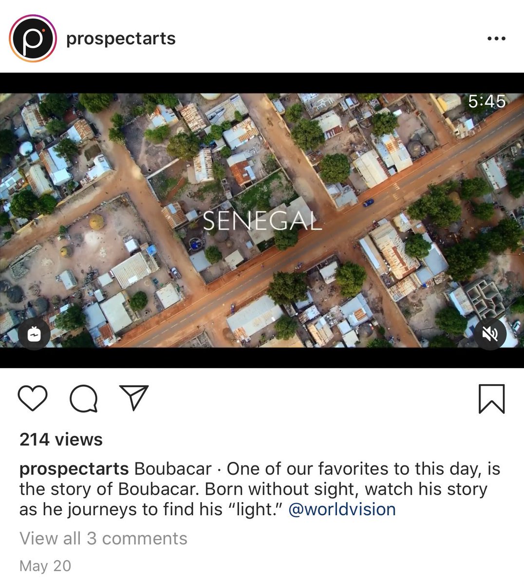 Prospect Arts’ work with clients WorldVision (MM did a spot with them in 2016) and Nat Geo (partnered with Hazza) go way back. Plus, they seem to hang around places like Cannes and Hollywood and London. Hmm...