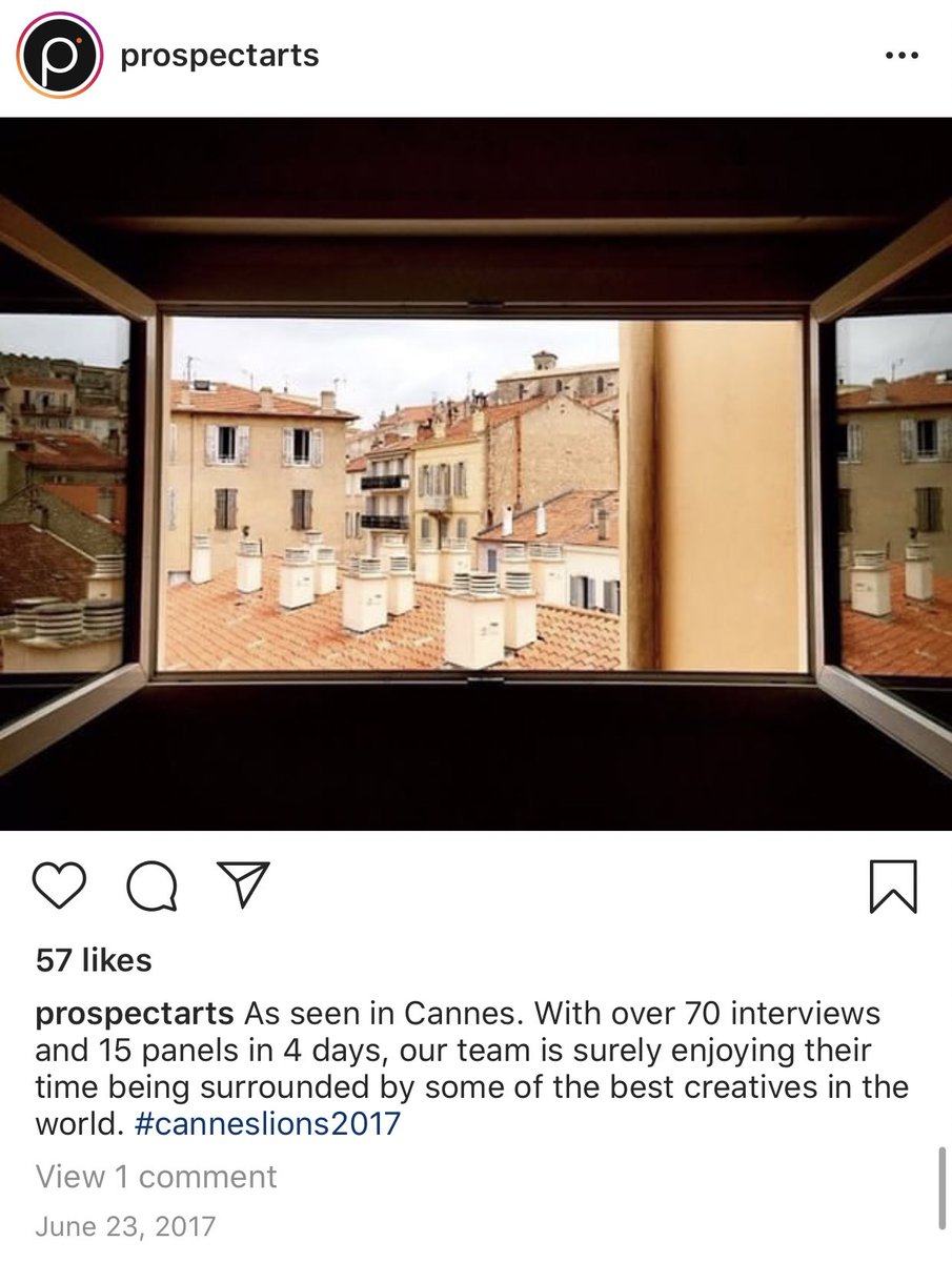 Prospect Arts’ work with clients WorldVision (MM did a spot with them in 2016) and Nat Geo (partnered with Hazza) go way back. Plus, they seem to hang around places like Cannes and Hollywood and London. Hmm...