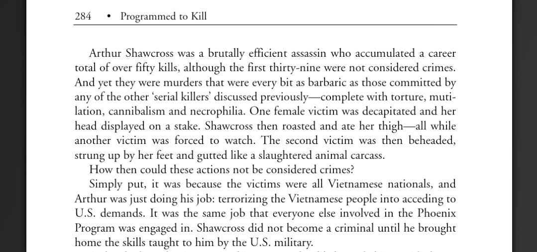 "Arthur Shawcross did not become a criminal until he brought home the skills taught to him by the U.S. military."