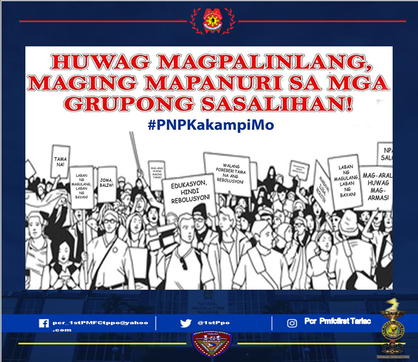 1stPMFCTARLAC's tweet photo. #TeamPNP
#RelentlessOutstandingService
#PRO3KakampiMo
#WeServeAndProtect
#SerbisyongMulaSaPusoNgPRO3 https://t.co/UV8mHdRtot
